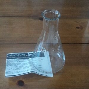 Catamount Glass Clear  Vase For Cooking Beer Can Chicken